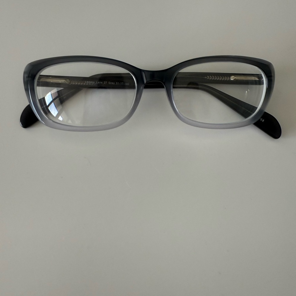 Legacy Lane 27 : Gray Eyeglass Frames. 51- 17- 140